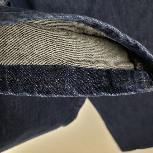 7 For All Mankind 7FAM Slimmy Jeans Dark Blue Wash Denim Mens Size 38 x 28.25 - Picture 6 of 10